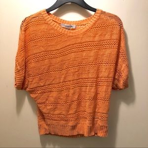 Small Forever 21 light orange/peach loose top